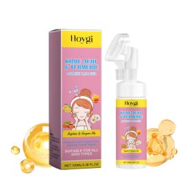 Hoygi Turmeric Kojic Acid Mousse Cleanser Facial Cleansing Hydrating Moisturizing And Rejuvenating Cleanser