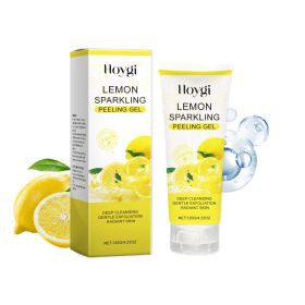 Hoygi Lemon Exfoliating Gel Gently Cleanses Face Body Skin Hydrating Moisturizing Refreshing Cleansing Gel