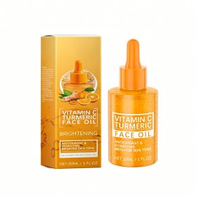 Vitamin C Turmeric Face Oil With Niacinamide & Rosemary Leaf Oil, Hydrating Brightening Facial Oil For Soothing Irritated Skin, Improve Skin Texture,
