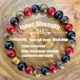 Unisex Style Men And Women Beaded Bracelet (Option: L0390)