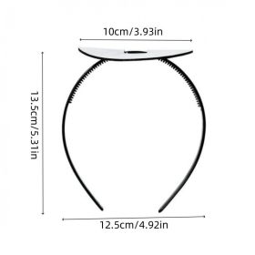 Strong Drop-resistant Hair Band Suitable For Graduation Cap (Option: Round-1pc)