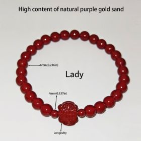 7 Styles Of Cinnabar Bracelets 8mm And 6MM (Option: Wan Shoufu-6mm)