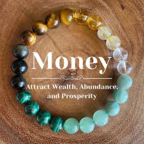 Universal Natural Stone Bracelet Citrine Dongling Stone Malachite Bracelet (Option: Cz038)