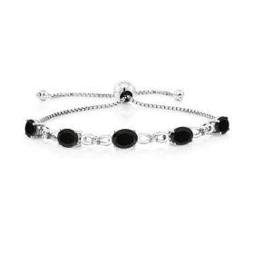 European And American Stitching Bracelet Inlaid Zircon (Option: Black)