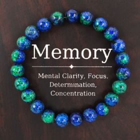Natural Stone Bracelet African Pine Crystal Ornament (Option: XB0034color)