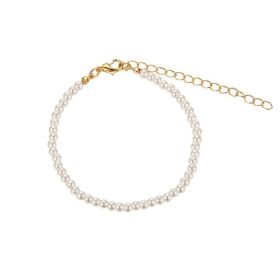 Vintage Pearl Necklace Women's High-grade Ins Style Simple (Option: 5620302 4mm Bracelet)