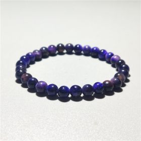 Star Sky Ball Peter Purple Tiger-eye Bracelet (Option: 6mm)