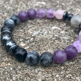 Purple Beaded Bracelet Bracelet (Option: Purple)