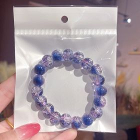 Ice-permeable Floral Beaded Hand Simple (Option: Gem Blue Ice Transparent)